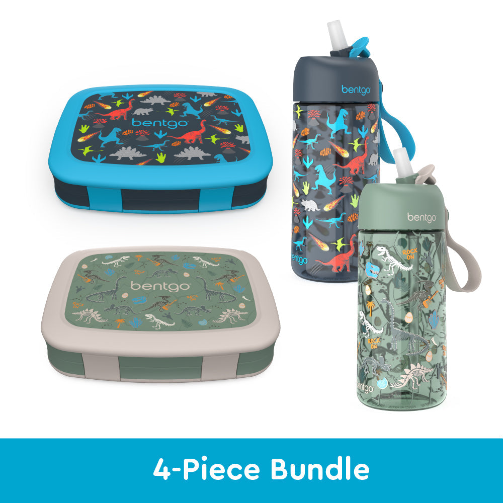 bentgo-kids-prints-lunch-boxes-and-water-bottles-k0 bentgo-lunch-box-bottle-bundle-dinsoaur-fossils-1.jpg